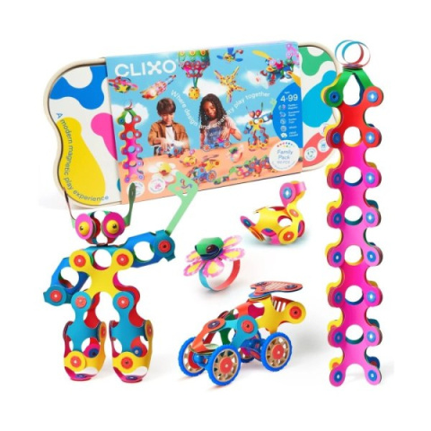Klocki magnetyczne Clixo - Family pack - 150 el. Klocki magnetyczne Clixo - Family pack - 150 el.