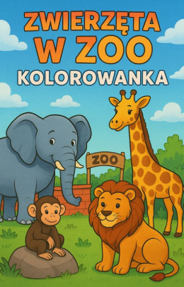 Kolorowanka Zwierzęta w ZOO- pdf